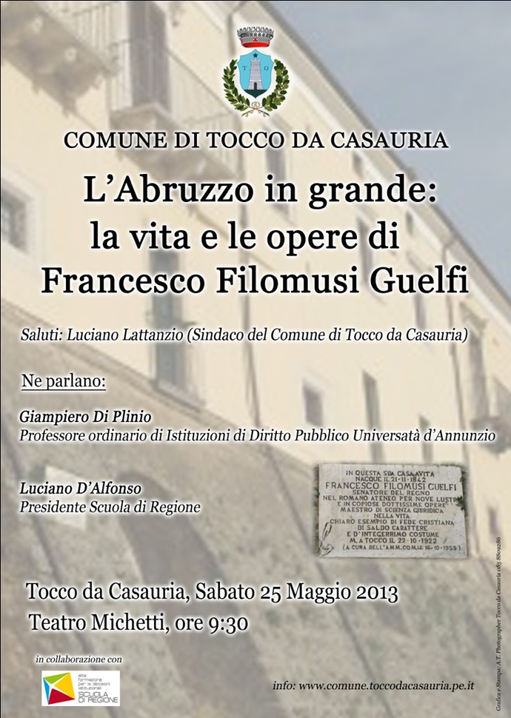 La vita e l'opera di Francesco Filomusi Guelfi